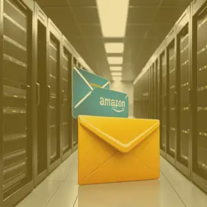 A row of Amazon Lockers with people interacting, illustrating the concept of addressing concerns over Amazon Lockers.